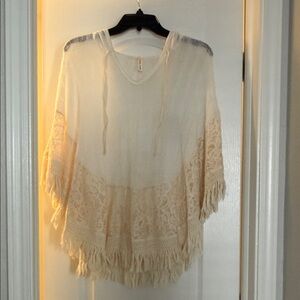 Orange Creek Cream Knit Top